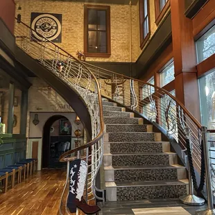 Stairway at the entrance