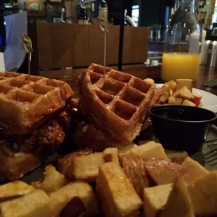 Chicken and Waffle Sliders