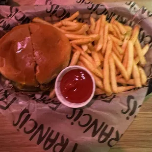 Double cheese "Francis Burger"