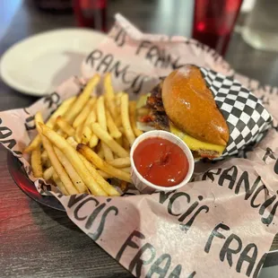 Garlic Girl with Fries