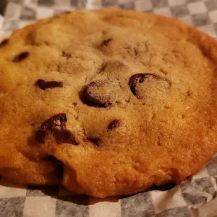 Chocolate Chip Cookie ($2). Homemade and not bad.