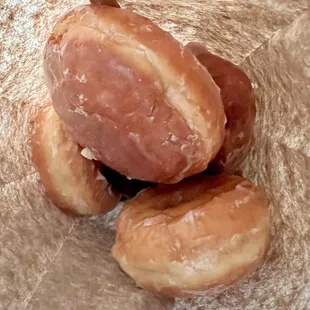 Jelly and Glazed Raised.