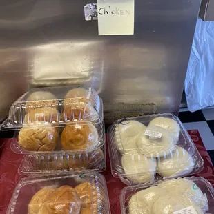 a variety of pastries