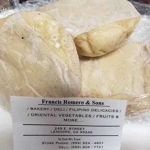 Pork siapao with mold! A lady that sold it said it was fresh! They should go out of business for selling spoiled products!