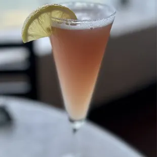 Raspberry lemon drop Martini