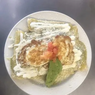 a plate of food
