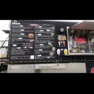 the menu