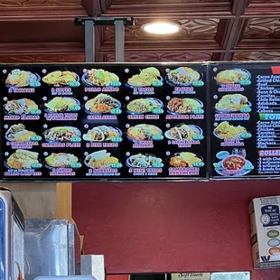 menus and prices