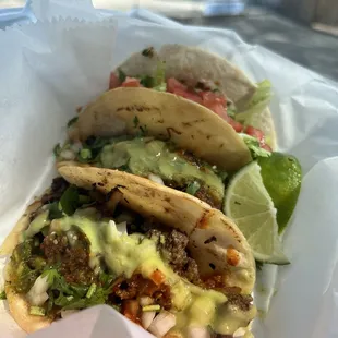 Pernil, Asada and Shrimp