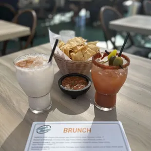 Horchata and Bloody Mary