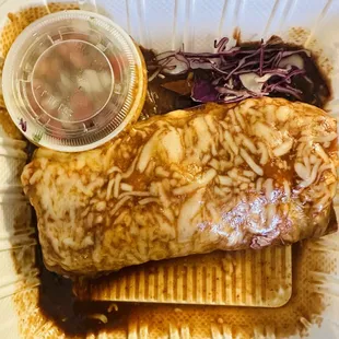 Burrito De La Casa w/ carne asada!