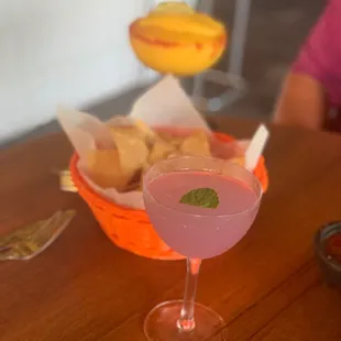 Lavender specialty cocktail