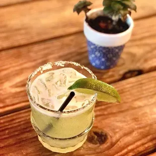 Cucumber and jalapeño margarita