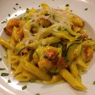 Penne Zucchine Gamberetti