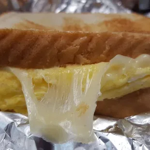 Egg and cheese sandwich