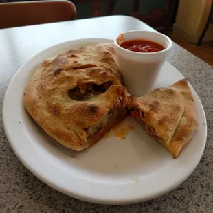 Meat calzone