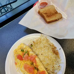 My breakfast omelet was so good!