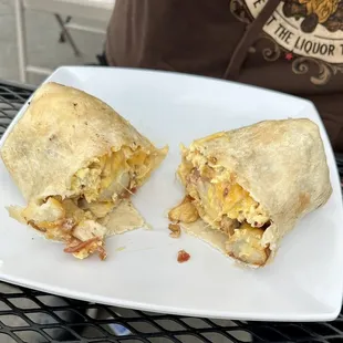 Bacon Breakfast burrito