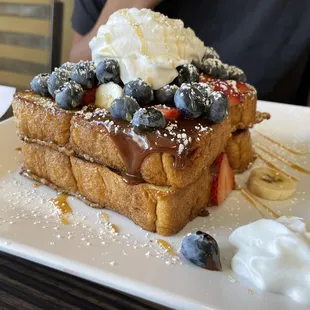 Carmel stuffed French toast