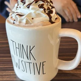 Hot Chocolate in a big funny mug