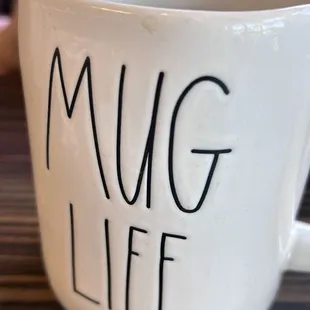 Livin&apos; that mug life!