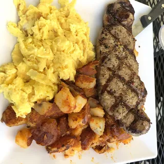 8 oz. New York Steak & Eggs