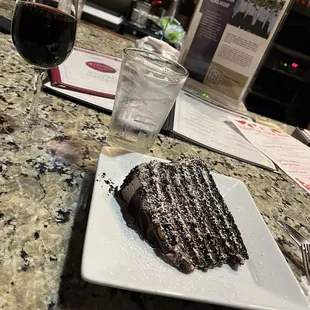 7-layer chocolate cake special. Delicious!!