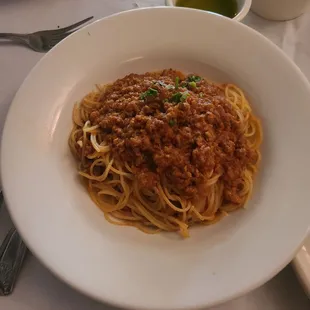 Angel Hair Bolognese