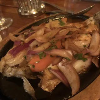 Trucha Encebollada Dinner