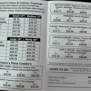 Prices as of October 2022