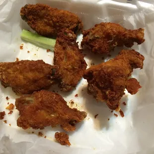 Really over cooked wings! No flavoring! Suppose to be jumbo cut but they are barely wings at all!