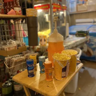 Popcorn is available to purchase during movie!