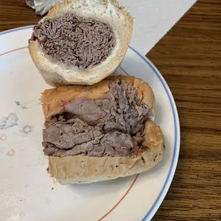 Italian Beef with mozzarella.  Very good