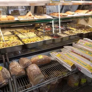 a variety of baked goods