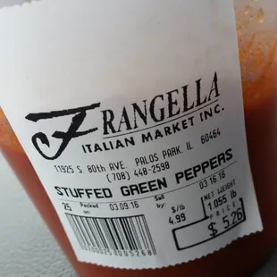 Single Serving Carry out