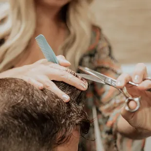 We offer men's cuts!