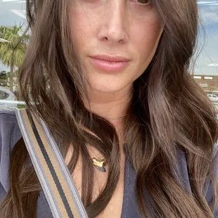 Excuse the no makeup. Extensions and color by Ericka!