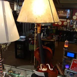 This one is spectacular - a lamp and a blue tooth speaker!