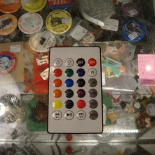 Most of the lamps have remote controls for changing the color to fit your mood!