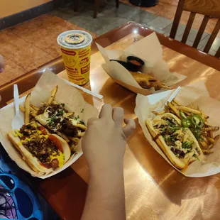 a child eating