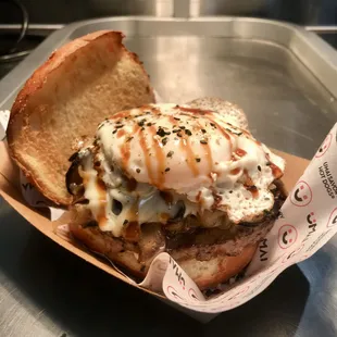Truffle Burger with Egg
