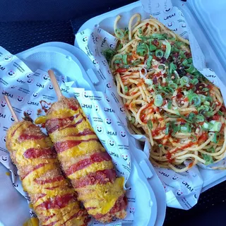 Spicy Garlic Parmesan Noodles