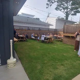 Outside seating