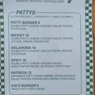 Menu 7.24