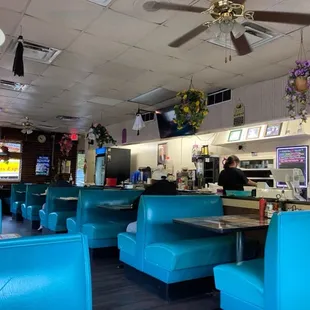 interior, sushi and sashimi