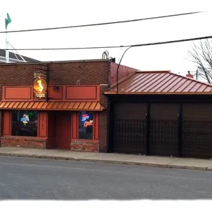 the front of the restaurant