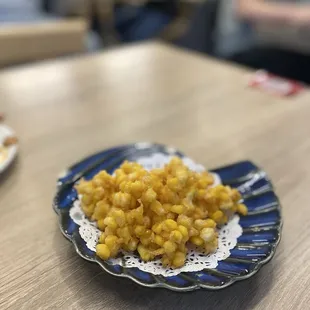 Fried sweet corn