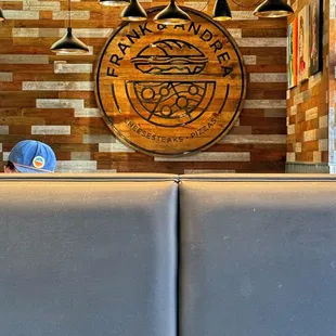 The restaurant logo