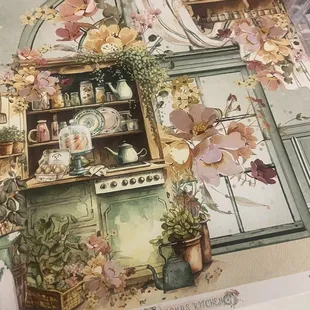 Beautiful scrapbook paper