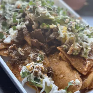 Chilaquiles w/ Birria mid section